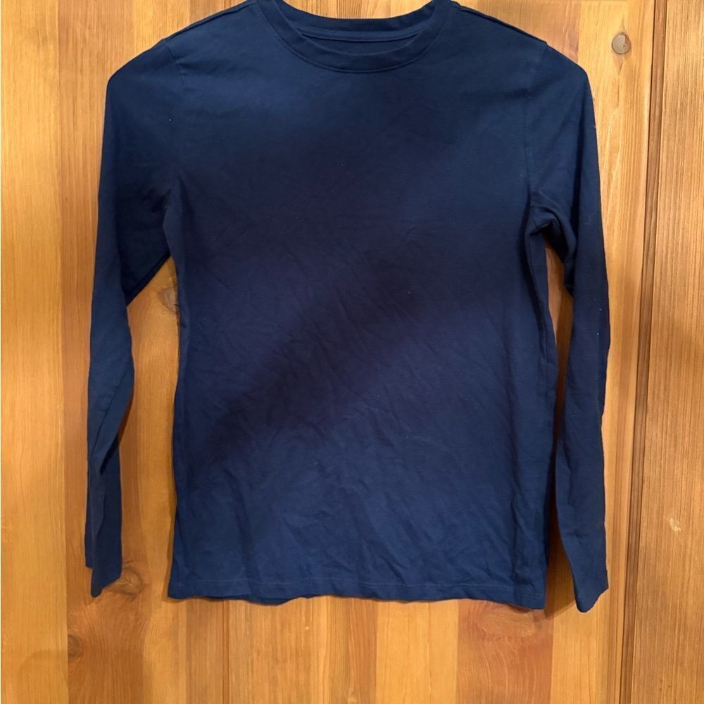 Cat & Jack Deep Blue Long Sleeve Tee